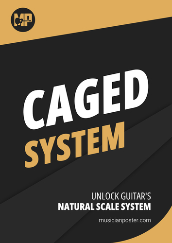 CAGED System Charts for Guitar (PDF eBook)