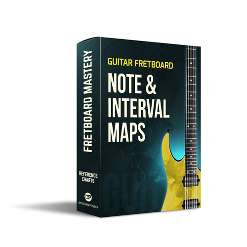 Guitar Fretboard Note & Interval Maps