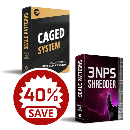 Guitar Scale Patterns Pack (CAGED + 3NPS)